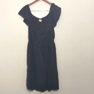 PRE OWNED FADED GLORY BLACK DRESS SIZE 4/6 100% COTTON